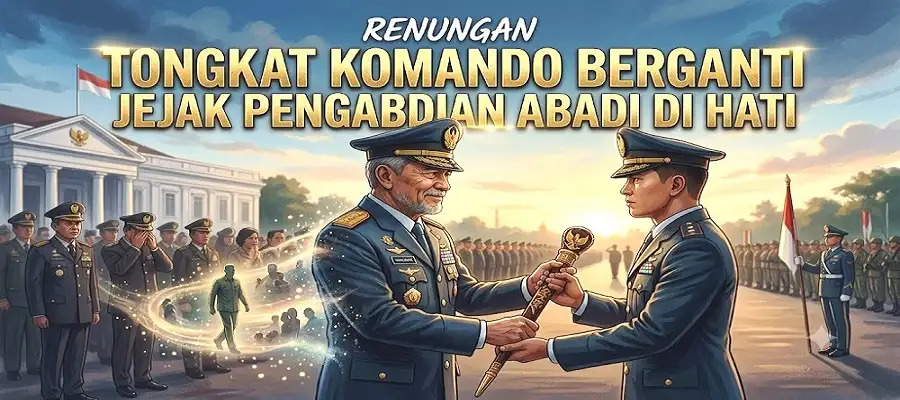 Renungan - Tongkat Komando Berganti, Jejak Pengabdian Abadi di Hati.