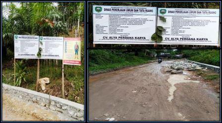 Dibalik Kegembiraan Jalan Rusak Diperbaiki, Warga Menduga Pembangunan Perbaikan Jalan Kabupaten Pasaman, Sarat Memperkaya Diri