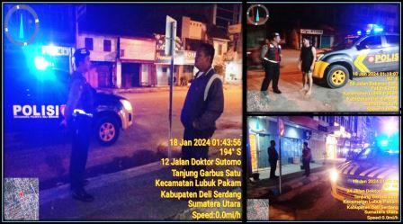 Cegah Kejahatan Di Malam Hari, Polresta Deli Serdang Tingkatkan Patroli Blue Light