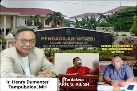 Majelis Hakim PN Lubuk Pakam Diminta Vonis Terdakwa ARH Minimal Sesuai Tuntutan JPU