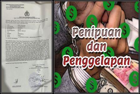 Selain Janji Tinggal Janji Alias Menipu, Silalahi Dilaporkan “Telan” Uang Rp.11 Juta Milik Pakpahan