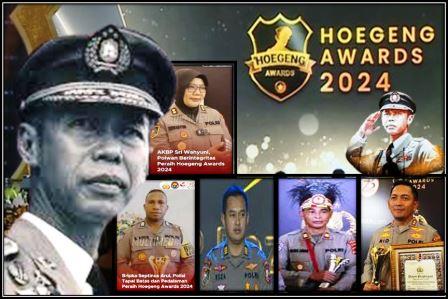 Dinilai Sosok Polisi Teladan, 5 Personil Personil Polri Raih Hoegeng Awards 2024