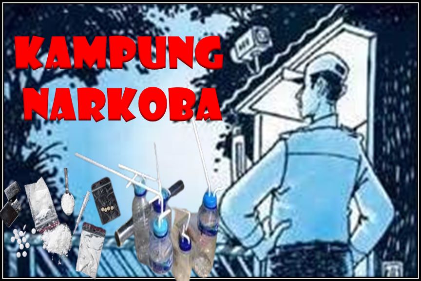 Kampung Narkoba (Ilustrasi)