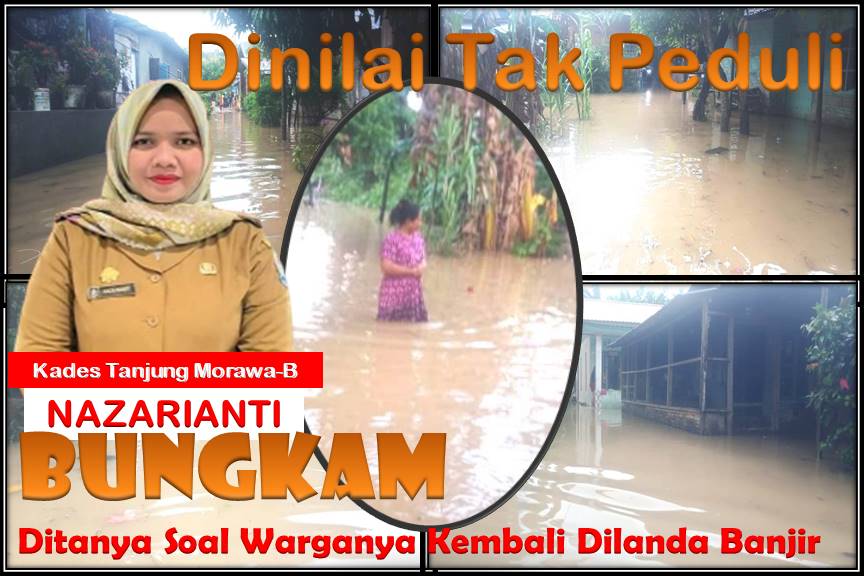 Dinilai Tak Peduli, Kades Tanjung Morawa-B, Bungkam Ditanya Soal Warganya Kembali Dilanda Banjir