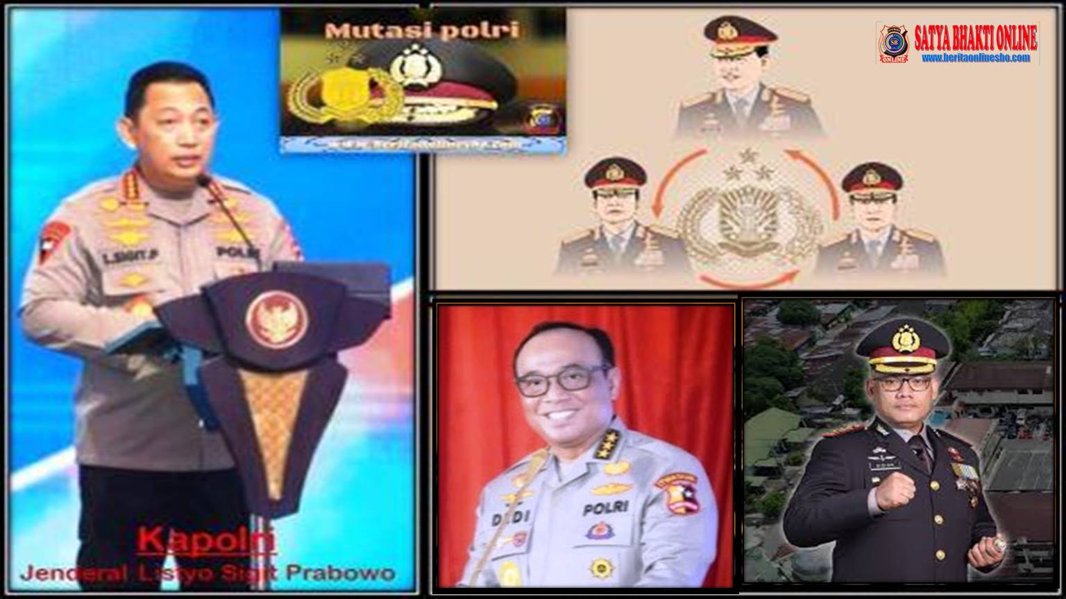 Penyegaran, 61 Pati dan Pamen Polri Dimutasi