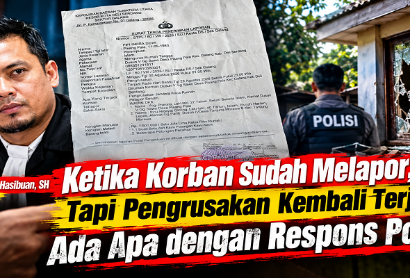 Ketika Korban Sudah Melapor, Tapi Pengrusakan Kembali Terjadi