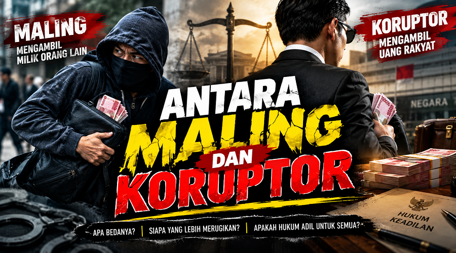 Antara Maling Dan Koruptor