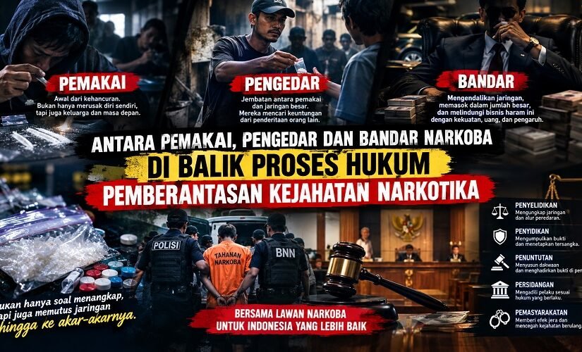 Antara Pemakai, Pengedar Dan Bandar Narkoba Di Balik Proses Hukum Pemberantasan Kejahatan Narkotika