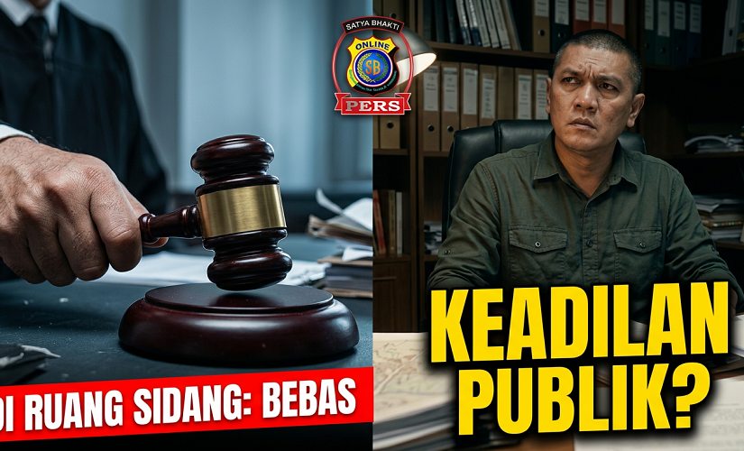 Di persidangan terdakwa divonis bebas, dimanakah keadilan publik