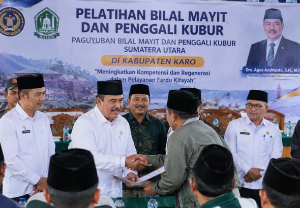 Dihadiri Menteri Imipas Agus Andrianto, Paguyuban Bilal Mayit Sumut Gelar Pelatihan di Kabupaten Karo
