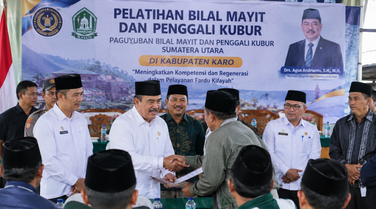 Dihadiri Menteri Imipas Agus Andrianto, Paguyuban Bilal Mayit Sumut Gelar Pelatihan di Kabupaten Karo